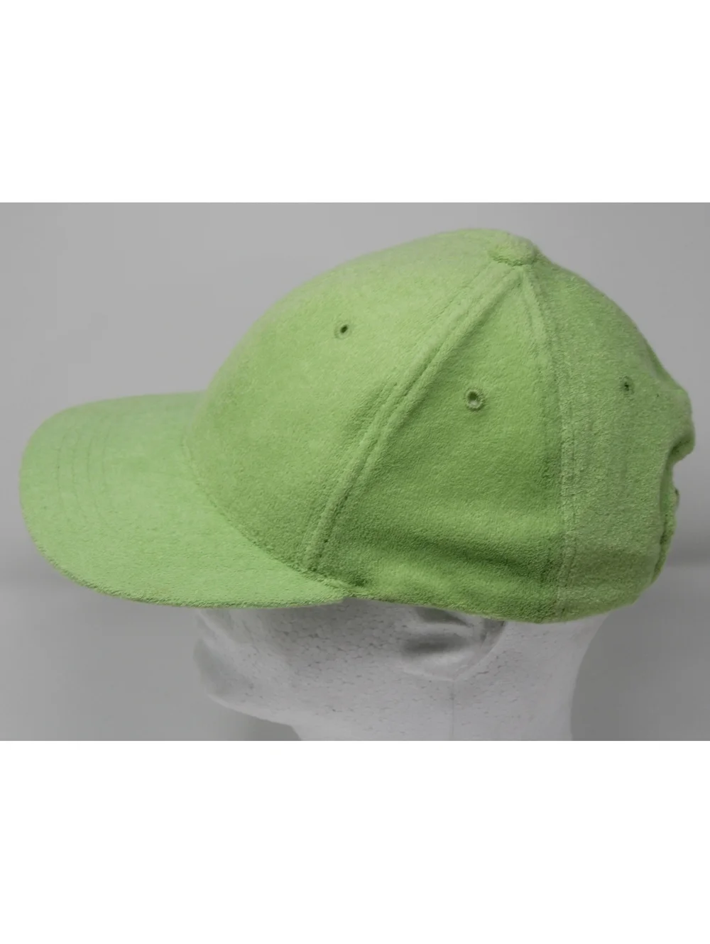 NWOT Lady Caps by Magic Headwear Melon Green Terry Cloth Hat Towel Material Cap